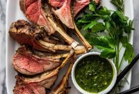 Succulent Roasted Rack of Lamb