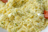Vibrant Lemon Feta Orzo