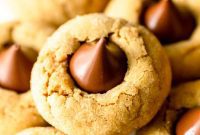 Peanut Butter Chocolate Kiss Cookies