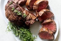 Exquisite Slow-Roasted Beef Tenderloin