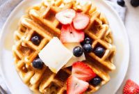 Golden Buttermilk Waffles