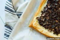 Rustic Mushroom and Gruyere Tart