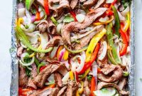 Sheet Pan Steak Fajita Feast