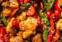 Sticky Honey Garlic Chicken Stir-Fry