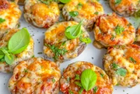 Mushroom Pizza Poppers