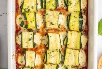 Zucchini Lasagna Spirals