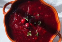 Vibrant Homemade Cranberry Sauce
