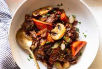 Robust Red Wine Beef Braise