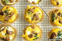 Savory Sausage & Kale Breakfast Bites