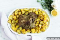 Succulent Herb-Roasted Boneless Lamb Leg