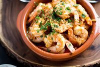 Sizzling Garlic Prawns