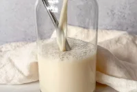 Homemade Creamy Oat Milk