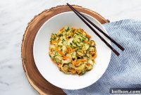 Toasted Sesame Carrot Cucumber Crunch