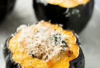Hearty Sausage and Kale Stuffed Acorn Squash