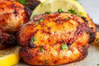 Perfectly Crispy Air Fryer Chicken Thighs