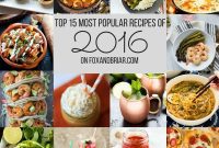 Fox and Briar’s 2016 Recipe Roundup: The Top 15