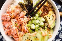 Salmon Poke Bowls
