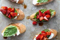 Strawberry Chambord Cloud Toasts
