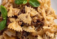 Slow-Cooked Onion Pasta