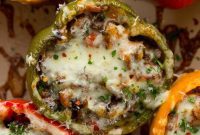 Cheesy Pizza Stuffed Peppers