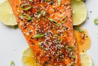 Sweet Chili Garlic Glazed Salmon