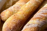 Homemade Baguette Perfection