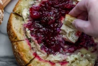Gooey Cranberry Brie Bread Bowl