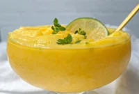 Tropical Mango Yogurt Freeze