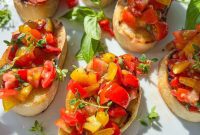 Fresh Tomato Basil Bruschetta