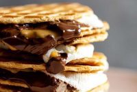 Oven Baked Salted Caramel Smores