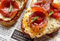 Creamy Cottage Cheese Toast Pizzas