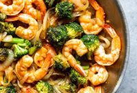 One-Pan Shrimp & Broccoli Dinner
