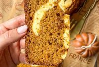 Decadent Pumpkin Bread with Cream Cheese