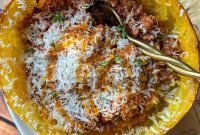 Wholesome Spaghetti Squash Bolognese