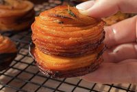Golden Sweet Potato Towers