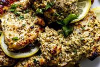 Greek Lemon Roasted Chicken Thighs