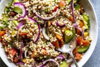 Israeli Pearl Couscous Salad