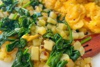 Effortless Potato Spinach and Egg Skillet