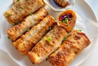 Golden Vegetable Egg Rolls