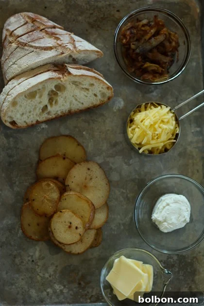 Shredded sharp cheddar cheese, essential for a quick and even melt in the grilled cheese sandwich.