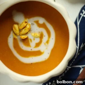 This vegan and gluten free soup is so warm and filling. Perfect for fall!