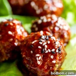 Korean Meatballs Made Easy 9 Baked Korean Meatballs with Gochujang Glaze