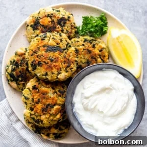 White Bean and Kale Patties recipe image