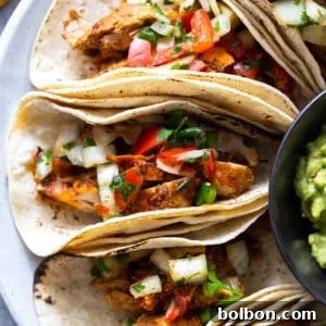 Delicious Chili Lime Chicken Tacos
