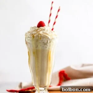 Finished Coconut Cashew Vegan Milkshake