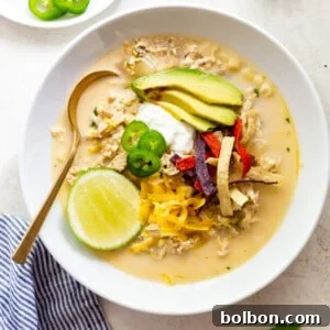 Crock Pot White Chicken Chili