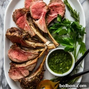 Roasted Rack of Lamb