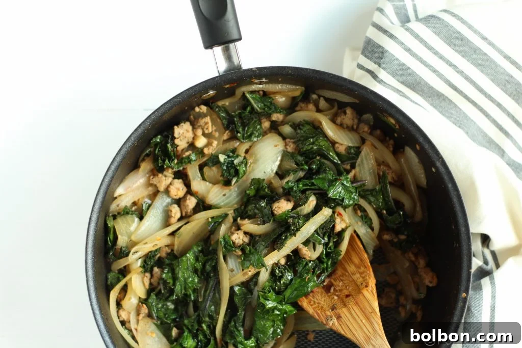 Garlic infused olive oil in a small dish, ready to be added to the kale.