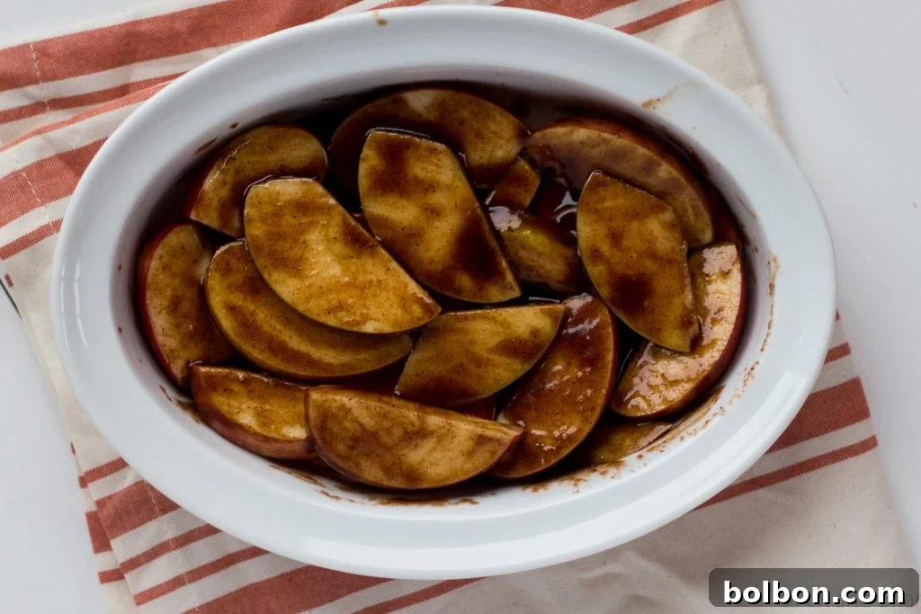 Spiced Sweet Potato Apple Bake 6 This healthier sweet potato casserole is sweetened with maple syrup. Perfect for your Thanksgiving table!