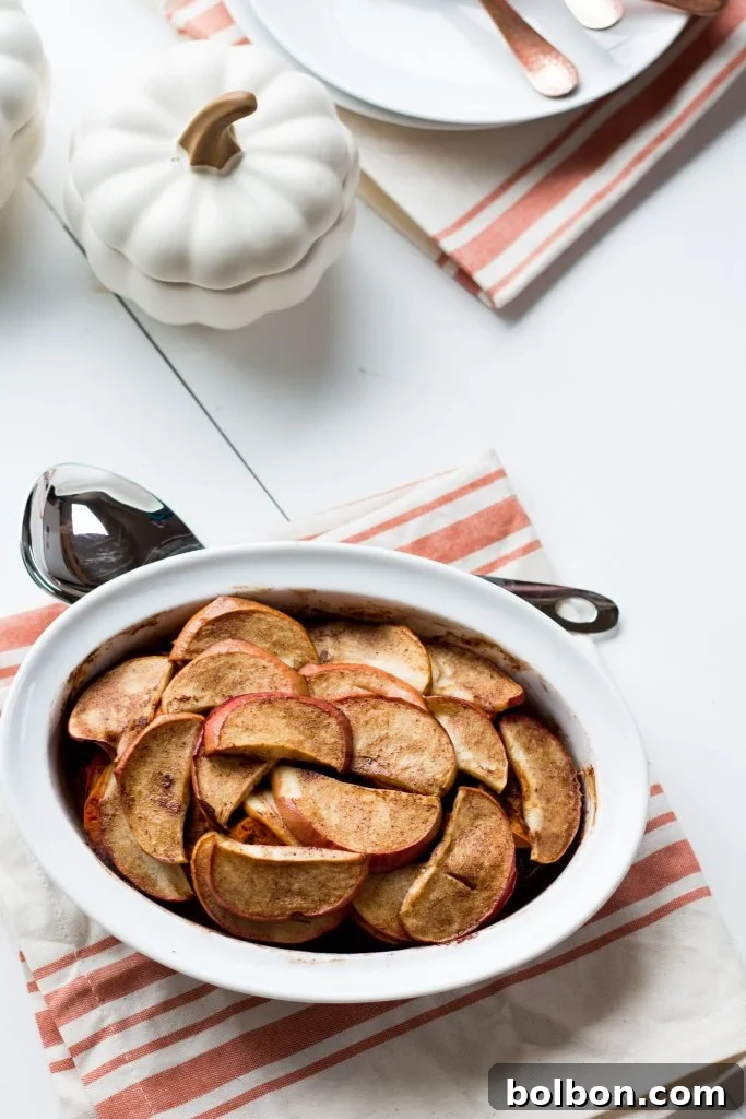 Spiced Sweet Potato Apple Bake 9 This healthier sweet potato casserole is sweetened with maple syrup. Perfect for your Thanksgiving table!